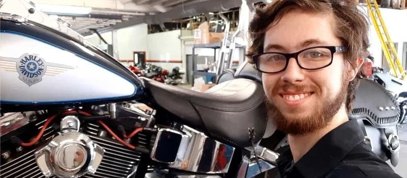 Grad Zach Gaulin: From Motorcycle Enthusiast to Technician